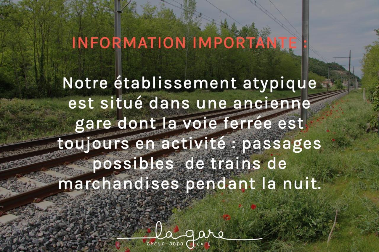 La Gare Soyons 호텔 외부 사진